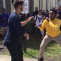 The Crowds Reaction To This Fight Is Hilarious! [VIDEO]