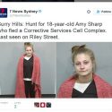 Teenager On The Run Stops To Get The News To Change Her Picture [Video]