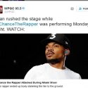You Want ‘No Problems’ With Chance The Rapper, Watch What Happens When He Was Attacked On Stage [Video]
